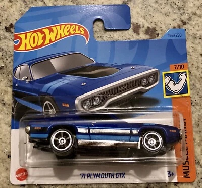Hot Wheels ‘71 PLYMOUTH GTX BLU 2023 1:64 - Immagine 1 di 2