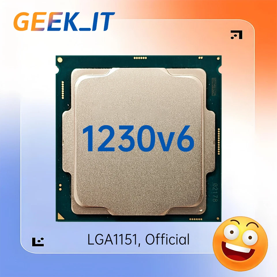 ✅Intel Xeon E3-1230v6 SR328 3.5GHz 4C / 8T 8MB 72W LGA1151 CPU E3 1230 v6 - Image 1 of 3