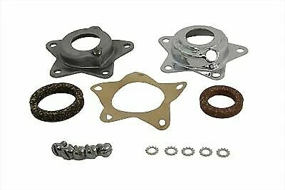 Комплект хромированных упорных пластин подшипника ступицы колеса для Harley Davidson от V-Twin - Изображение 1 из 1