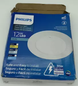 Philips 12W LED runder Einbaustrahler DL 252 Aufputz Einbaustrahler einfache Installation NEU - Bild 1 von 2