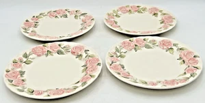 (4) METLOX POPPYTRAIL VERNON ROSE PINK DINNER PLATES 10-3/4" - Picture 1 of 16