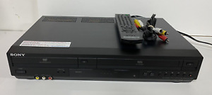 Sony SLV-D380P Black DVD Player VCR Recorder Combo with Remote Tested Works