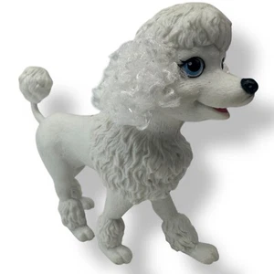 Mattel Barbie My Glam Pets Poodle Dog White Figure - Picture 1 of 3