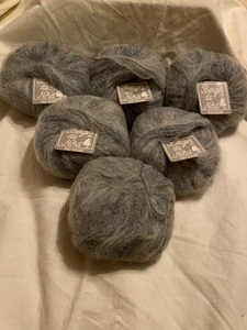 Berger Du Nord Kid Mohair Yarn x 12 Made in France - Picture 1 of 9