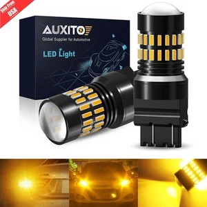 3157 3156 3057 48-LED Front Turn Signal Light Bulb Error Free Anti Hyper Flash - Foto 1 di 21