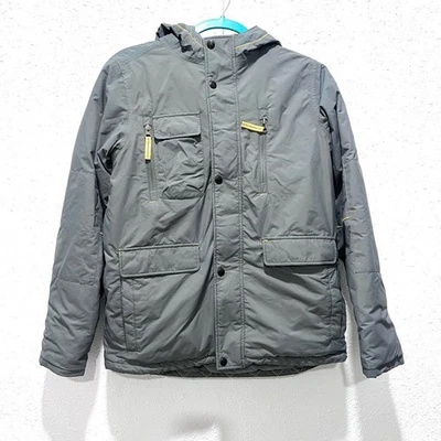 Parka Land's End gris con capucha para niños L (14-16) Foto 1 de 4