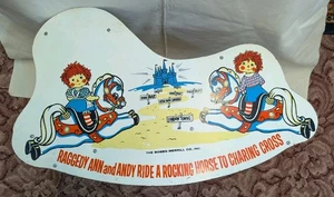 Vintage Raggedy Ann & Andy Schaukelpferd Spielzeug Bobbs Merrill Co Inc - Bild 1 von 4