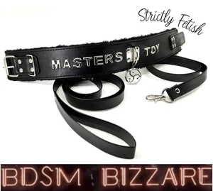 Bondage Collar Lead Restraint BDSM Kit Daddys Slut Hotwife Fetish Gimp CUSTOM * - Picture 1 of 6