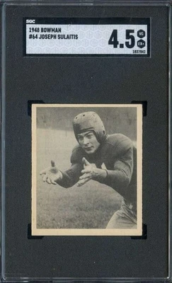 1948 BOWMAN #64 JOE SULAITIS SGC 4.5 NY GIANTS *DS15270 - Image 1 of 2