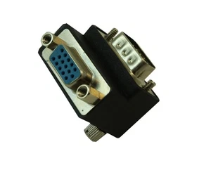 VGA 90 Degree UP Angle Adapter (Male/Female Nickel Plated - Picture 1 of 3