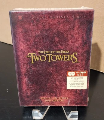 The Lord Of The Rings The Two Towers 4-Disc Set Special Extended DVD New Sealed! - Image 1 of 4
