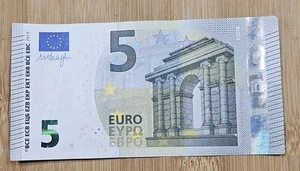 Europäische Union 5 Euro 2013 - Spanien, signiert: Draghi, Präfix VB, UNC - Bild 1 von 2