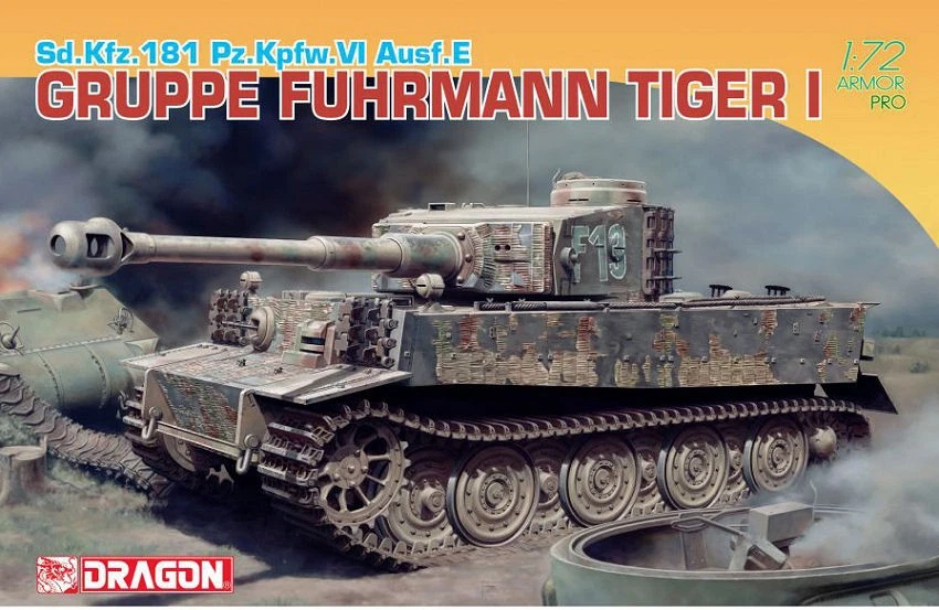 DRAGON D7368 SD.KFZ.181 PZ.KFPW.VI AUSF.E GRUPPE FEHR.TIGER I KIT 1:72 Modellino - Immagine 1 di 1
