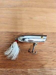 Señuelo de pesca Cotton Cordell Near Nuthin 2 1/4" cromado/negro - Imagen 1 de 6