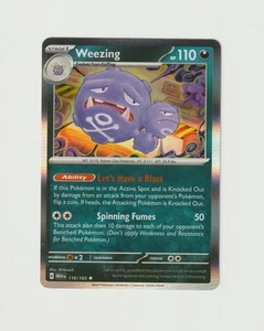 Weezing Pokemon TCG SV Scarlet & Violet 151 Card 110/165 Holo - Picture 1 of 3