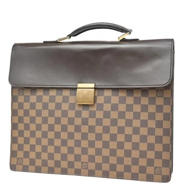 LOUIS VUITTON Altona PM Maletín Bolso de Mano Cuero Damier Marrón N53315 30KA963 Foto 1 de 4