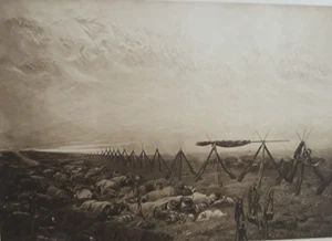 Antique Print The Dream by Edouard Detaille c1901 Original Luxembourg Gallery - Picture 1 of 11