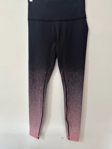 Lululemon leggings BLACK/PINK SIZE US 4 UK8 - Picture 1 of 9