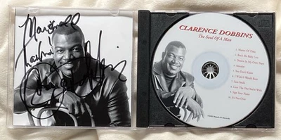 Подписанный Clarence Dobbins - The Soul Of A Man (CD 2005) Reach Hi Records - Изображение 1 из 3
