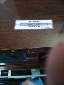 Tira de título Buddy Holly jUKEBOX. ENVÍO GRATUITO EN EE. UU. - Imagen 1 de 1