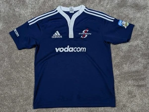 Adidas Stormers Super 14 Rugby Shirt Navy Medium M Vodacom South Africa 2007 - Picture 1 of 10