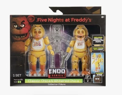 FNAF Five Nights at Freddy's Jazwares Endo Series Chica & Withered Chica Foto 1 de 3