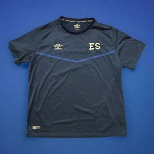 UMBRO El Salvador National Team Futbol Soccer Jersey Home Blue SZ XL - Picture 1 of 6