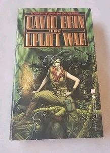 David Brin THE UPLIFT WAR Taschenbuch STARTIDE Vintage Science Fiction pb 1987 - Bild 1 von 4