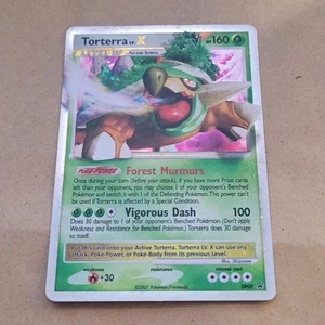 POKEMON PROMO CARD - DIAMOND AND PEARL - DP09 TORTERRA LV.X (HOLO) RARE EX/NM - Foto 1 di 2