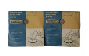 4 Craftsman Course Sanding Disc 6 Inch Diameter 2 Pks Abrasive NOS - Picture 1 of 3