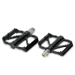 Bike Pedal Bearing Aluminum Body For BMX Road Bicycle 9/16" Non-Slip Flat Pedals - Picture 1 of 15