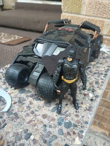Batman Dark Knight Batmobile Assault Tumbler Vehicle DC Comics H1387 w/ Batman! - Picture 1 of 3