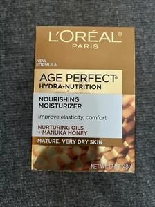 L’Oreal Paris AGE PERFECT Hydra-Nutrition Moisturizer W/ Manuka Honey 1.7oz Jar - Picture 1 of 4