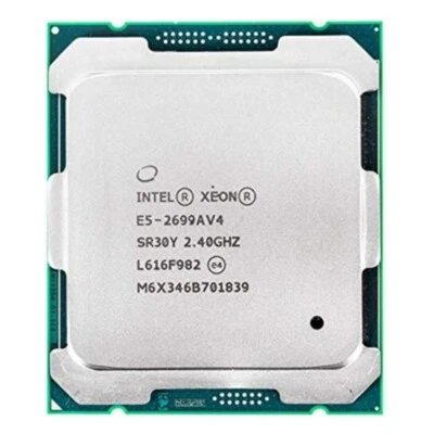 Intel Xeon E5-2699AV4 2.40GHz 22 Core 9.6GT/s 145W 55MB SR30Y CPU Processor - Image 1 of 4