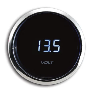 MGS 52mm 2-1/16" Digital Volt Meter Gauge 8 ~ 16V Blue LED 12V - Picture 1 of 5