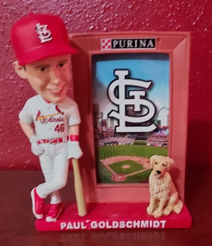 Paul Goldschmidt Purina Picture Frame Bobblehead! St Louis Cardinals 10/2/21 SGA Cover