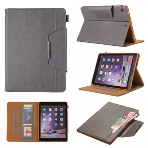 Smart Cover Stand Case Magnetic Wallet For iPad 5/6/7/8/9th Gen Mini Air Pro  - Picture 1 of 97