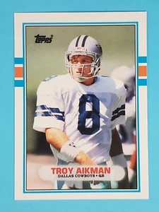 1989 Topps Traded RC Troy Aikman Dallas Cowboys #70T 🏈 - Picture 1 of 2