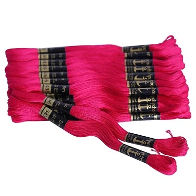 Anchor Cotton Thread Stranded Floss Hand Embroidery Threads Cross Stitch Magenta - Image 1 of 4