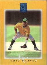 2003 (ATHLETICS) Topps Tribute Contemporary Gold #42 Eric Chavez /25