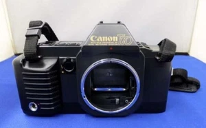 Canon T-70 FD 35mm body only analog SLR camera TESTED and working USED FROM JP - Picture 1 of 8