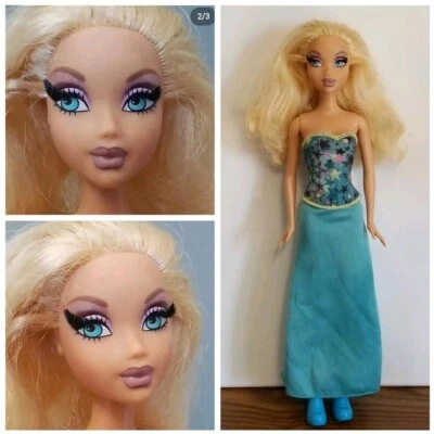 Mattel 2005 My Scene Goes Hollywood Kennedy Doll Blonde Blue Eyes Eyelashes Cute - Imagem 1 de 4