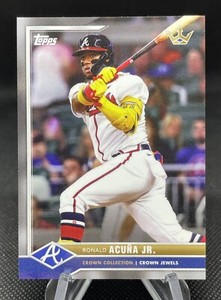 RONALD ACUNA JR 🔥2022 Topps X 🔥 Crown Collection #4