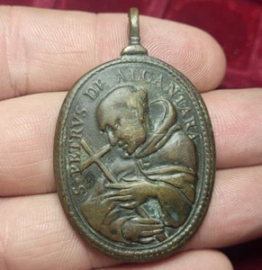 #46-95 ~ Saint Pierre et Marie XVIIe siècle - Religion - 27,2g / médaille 勋章 - Picture 1 of 3