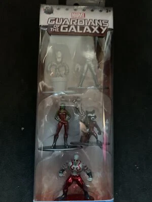 Jada Nano Die Cast Marvel Guardianes de la Galaxia Juego de 5 figuras sellado Foto 1 de 2