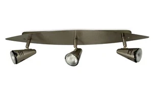 LED Ceiling Triple Bar Spotlight Brushed Chrome - 40712 - Picture 1 of 1