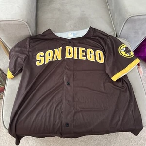 San Diego Padres Fernando Tatis Jr MLB Jersey Brown Men's Size XXXL - Bild 1 von 6