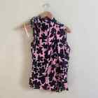 Diane von Furstenberg Bowman Top in Dove Bloom Pink Size 4 New with tags