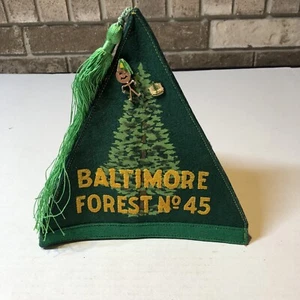 Vintage Baltimore Forest No. 45 große Zedern des Libanon immergrüner dreieckiger Hut SIEHE - Bild 1 von 6