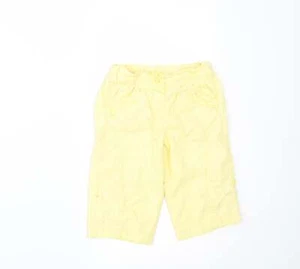Cherokee Girls Yellow Cotton Blend Chino Shorts Size 2-3 Years Reg Buckle - Picture 1 of 12